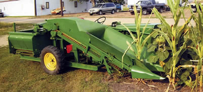 He Built His Own Corn Picker